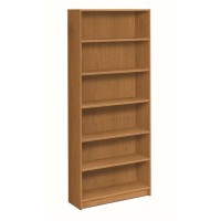 HON 1870 Series Bookcase 6 Shelves 36W Harvest Finish 84 Height x 36 Width x 115 Depth Floor Durable Sturdy Squar