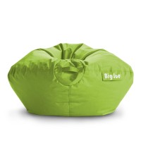 Big Joe Classic Bean Bag Chair, Spicy Lime Smartmax, Durable Polyester Nylon Blend, 2 Feet Round