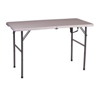 Stansport Folding Table-White-48 In X 24 In X 29 In, One Size, White