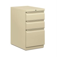 Hon Brigade Mobile Pedestal 2 Box 1 File Drawers Full Radius Pull 15W X 2278D X 28H Putty Finish