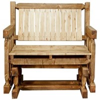 Homestead Collection Glider, Exterior Stain Finish