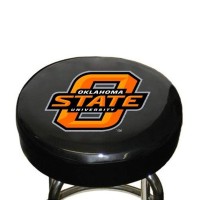 Fremont Die Ncaa Oklahoma State Cowboys Bar Stool Cover 14.5 Diameter 14.5 Diameter 3.5 Thickness Blackteam Colors