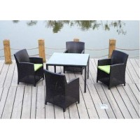 Anderson Teak Palm Beach 5-Pieces Dining Table Set