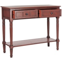 Safavieh American Homes Collection Samantha Red 2-Drawer Console Table