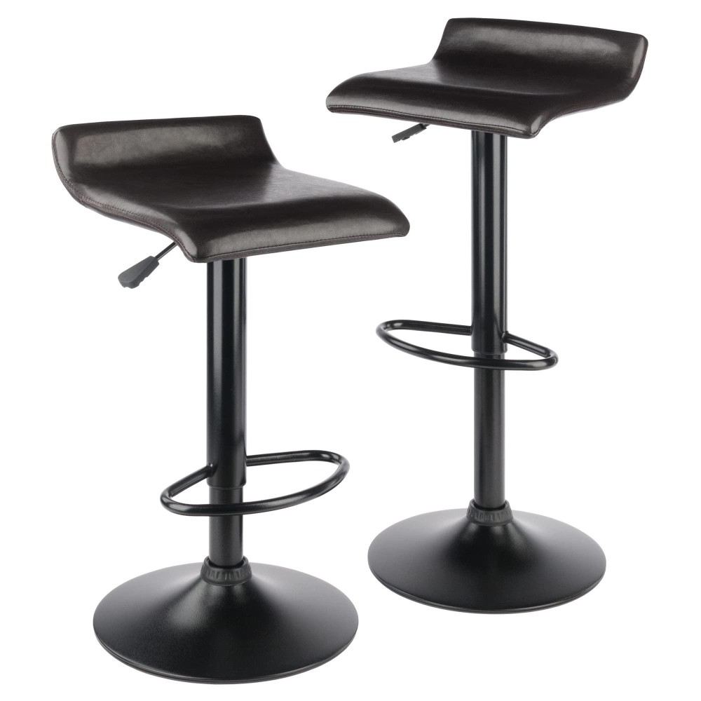 Winsome Pairs Stool, EspressoBlack