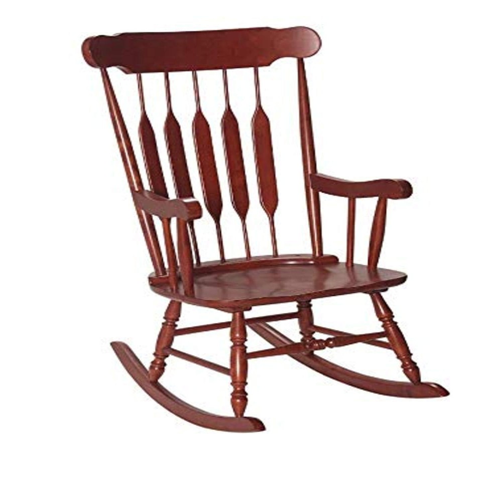 Gift Mark Rocking Chairs Classic Wooden Rocker Comfort Fitted Design Perfect For Living Rooms Bedrooms Nurserys And More