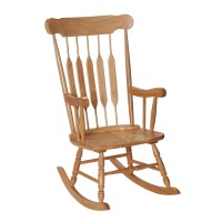 Gift Mark Adult Rocking Chair Natural Finish