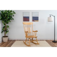 Gift Mark Adult Rocking Chair Natural Finish