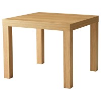 Ikea Minimalist Lack-Small Coffee Table, 55X45X55, Beige