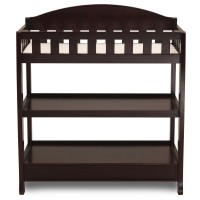 Delta Children Infant Changing Table With Pad, Dark Chocolate