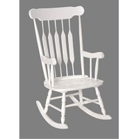 Gift Mark Adult Rocking Chair White Finish