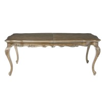 Acme Furniture Chantelle Dining Table, Antique Platinum