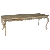 Acme Furniture Chantelle Dining Table, Antique Platinum