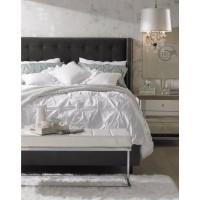 Modway Theodore Upholstered Faux Leather Tufted Queen Headboard In Black