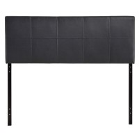 Modway Oliver Faux Leather Upholstered Queen Headboard In Black