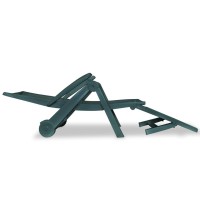 Vidaxl Ipae-Progarden Folding Cot With Wheels Green - Zircon Model