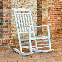 Shine Company Inc. Maine Porch Rocker, White