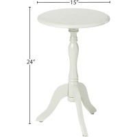 Decor Therapy Pedestal, Chic & Compact MDF Furniture for Traditional Stylish Spaces-(15