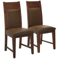 Alpine Furniture Pierre Dining Chair, Brown