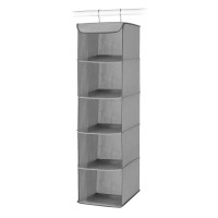 Whitmor 5 Section Closet Organizer - Hanging Shelves With Sturdy Metal Frame