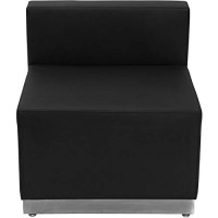 Flash Furniture Hercules Alon Series Black Leathersoft Reception Configuration, 5 Pieces