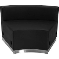 Flash Furniture Hercules Alon Series Black Leathersoft Reception Configuration, 5 Pieces