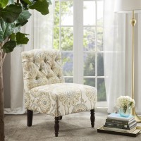 Lola Tufted Armless Chair