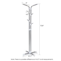 Furinno Fnbq-22120 Multi-Functional Hat And Coat Rack Stand