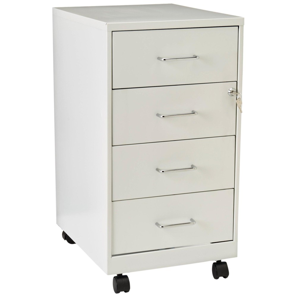 Llr19537 - Lorell 4-Drawer 26-1/2 Mobile Storage Cabinet