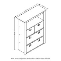 Furinno Econ Hallway Console Table With 4 Foldable Bins, Espressoblack