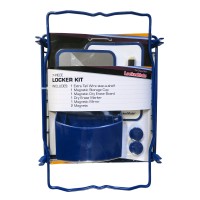 Lockermate 7 Piece Tall Wire Locker Kit (Blue)