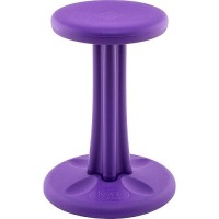 Kore Kids Pre-Teen Wobble Chair - Flexible Seating Stool For Classroom, Home & School, Add/Adhd - Made In The Usa - Age 10-11, Grade 5-6, Purple (18.7In)