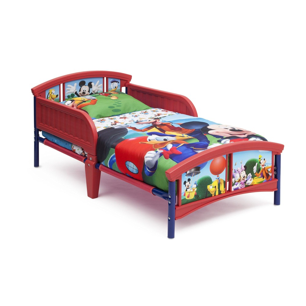 Delta Children Plastic Toddler Bed, Disney Mickey Mouse