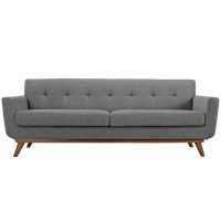 Engage Upholstered Fabric Sofa Expectation Gray