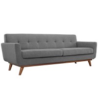 Engage Upholstered Fabric Sofa Expectation Gray