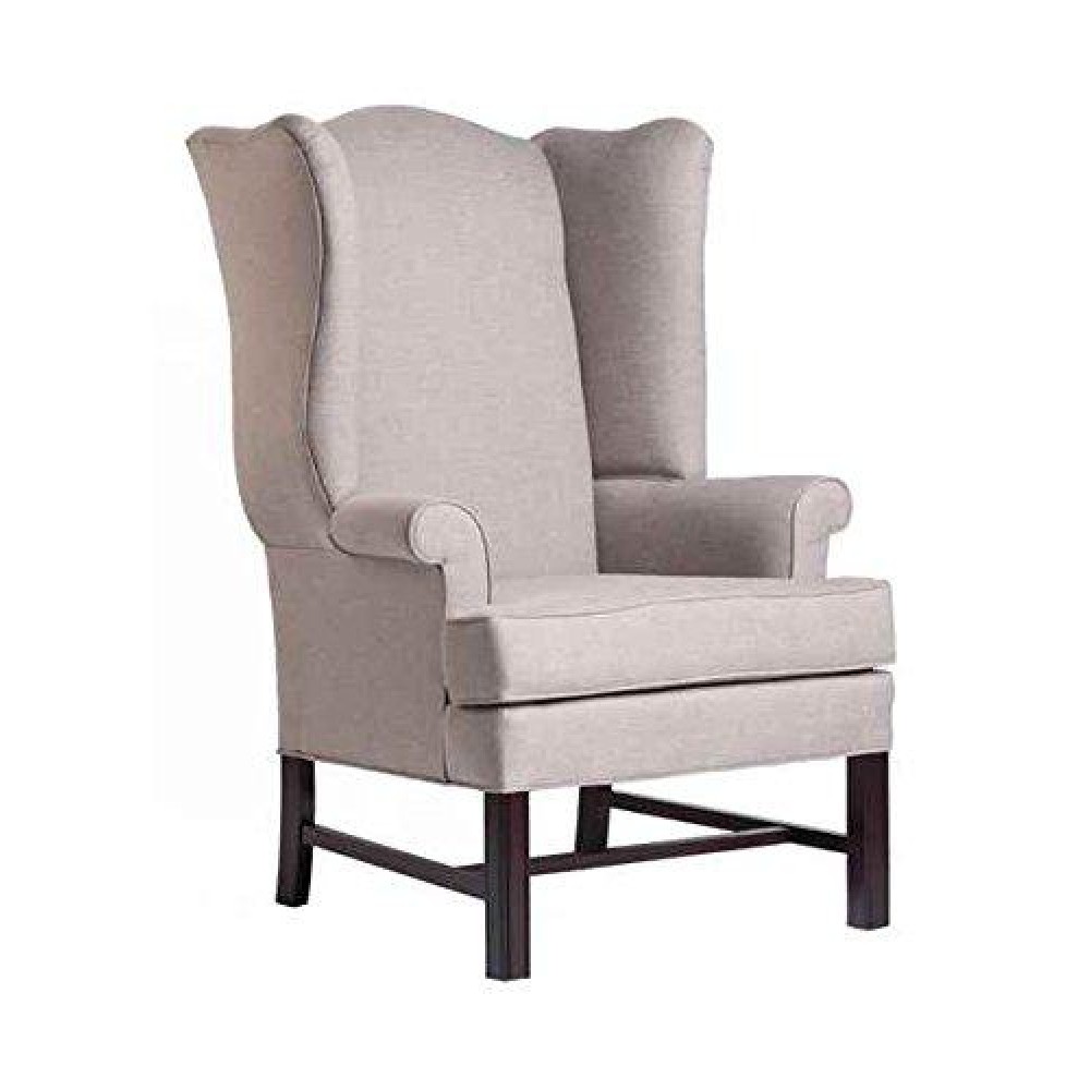 Comfort Pointe Chippendale Wing Chair - Jitterbug Linen