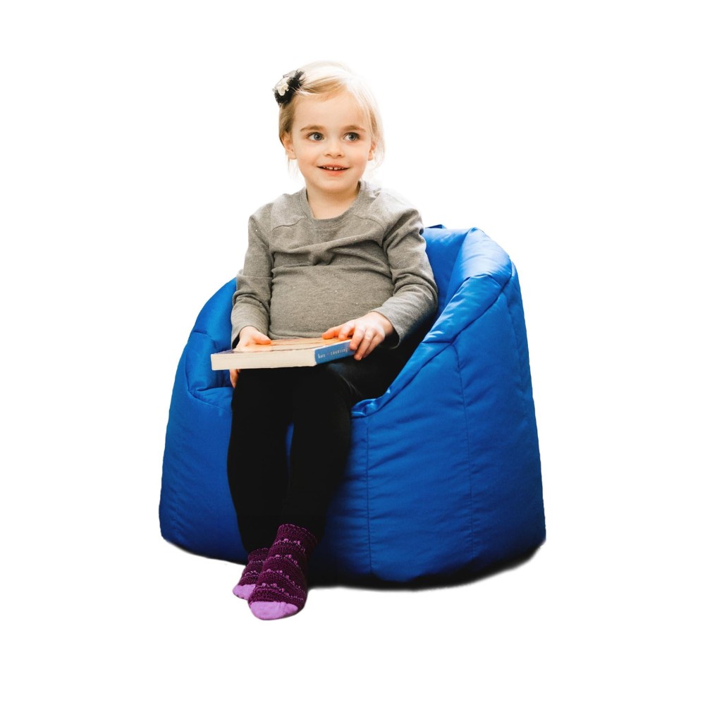 Big Joe Milano Beanbag Chair Kids Sapphire Smartmax