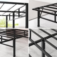 Zinus Smartbase Compack Mattress Foundation 14 Inch Metal Bed Frame No Box Spring Needed Sturdy Steel Slat Support Full