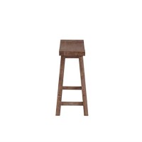 24 Sonoma Saddle Stool Barnwood Wirebrush