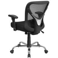 Big & Tall Office Chair | Adjustable Height Mesh Swivel Office Chair With Wheels