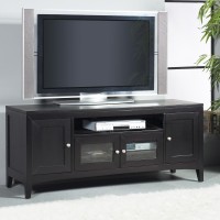 Alpine Furniture Vista Media Console, Dark Espresso