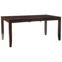 East West Furniture Lyt-Cap-T Lynfield Kitchen Rectangle Dining Table Top With Butterfly Leaf, 36X66 Inch, Cappuccino