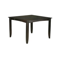 Fatcapt Fairwinds Gathering Counter Height Dining Square 54 Table With 18 Butterfly Leaf Finished In Cappuccino Only Tablet