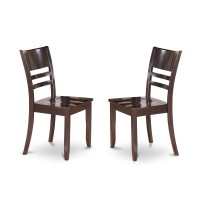 East West Furniture Caly5-Cap-W Capri 5 Piece Dining Set For 4 Includes A Rectangle Kitchen Table And 4 Dinette Chairs, 36X60 Inch, Cappuccino