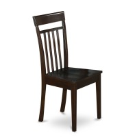 East West Furniture Lyca5-Cap-W Lynfield 5 Piece Modern Set Includes A Rectangle Wooden Table With Butterfly Leaf And 4 Dining Chairs, 36X66 Inch, Cappuccino