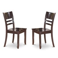 East West Furniture Pfly5-Cap-W 5 Piece Dining Set Includes A Square Dining Room Table With Butterfly Leaf And 4 Kitchen Chairs, 54X54 Inch, Cappuccino