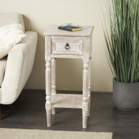 Deco 79 Farmhouse Pine Wood Accent, Side Table 14