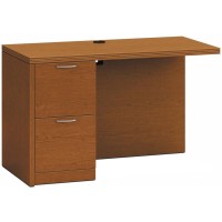 HON Valido H115906L Return 48 x 24 x 295 2 x File Drawers Ribbon Edge Finish Bourbon Cherry