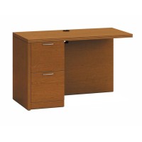 HON Valido H115906L Return 48 x 24 x 295 2 x File Drawers Ribbon Edge Finish Bourbon Cherry