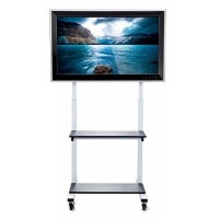 Luxor Clcd Crank Adjustable Flat Panel Tv Cart